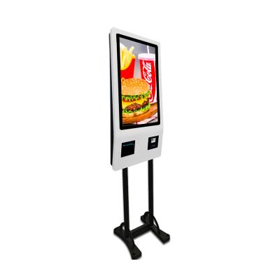 China SDK Automated Fast Food Touch Screen Self Service Payment Kiosk Ordering Machine With Thermal Printer for sale