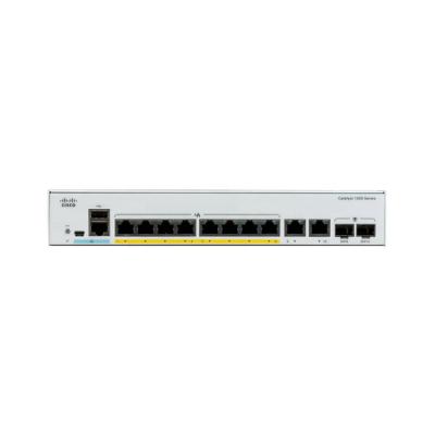 China 8 Ports Ethernet 2 Stackable SFP RJ45 PS External Data Switch C1000-8T-E-2G-L for sale