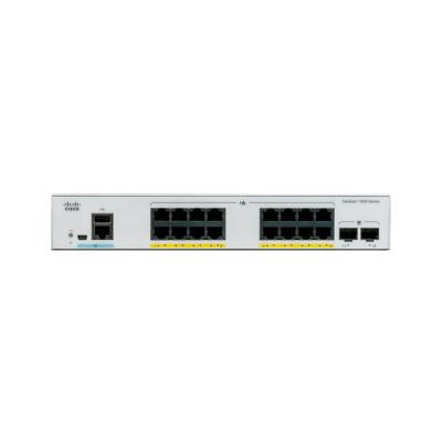 China POE 16*10/100/1000 ethernet poe+ ports switch 2 SFP C1000-16FP-2G-L for sale