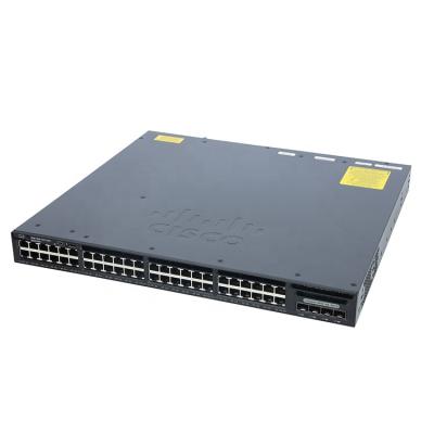 China Stackable POE Ethernet 48*10/100/1000 POE+ 4x1G Uplink Ports Switch WS-C3650-48PS-L/S/E for sale