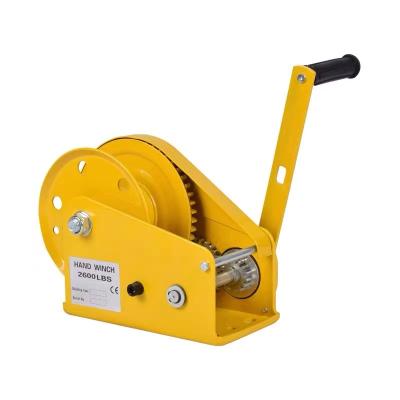 China CRANES heavy cable handle winch with heavy hook crank winch for sale