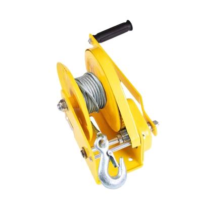 China New heavy duty CRANES crank belt winch trailer towing heavy duty winch trailer hand winch for sale