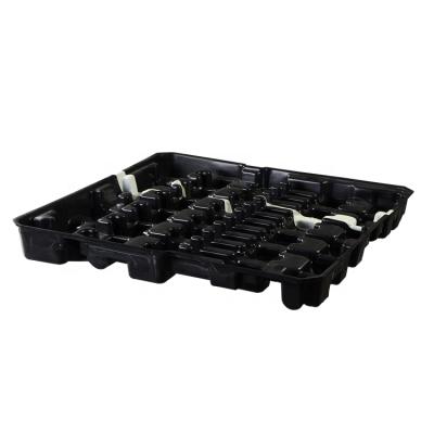 China Chemical Resistance Custom Size Plastic Tray For Machinery Parts HDPE Plastic Packaging Tray for sale