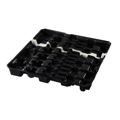 China High Precision Custom Equipment Parts Bottom PE Plastic Vacuum Forming Packaging Tray for sale