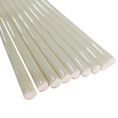 China Hard 1-12mm ABS virgin natural color plastic rod engineering plastic soild rod for sale