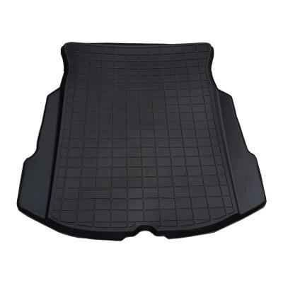 China OEM Thermoforming 3D texture TPV car trunk mats and waterproof dustproof plastic frunk mats for sale