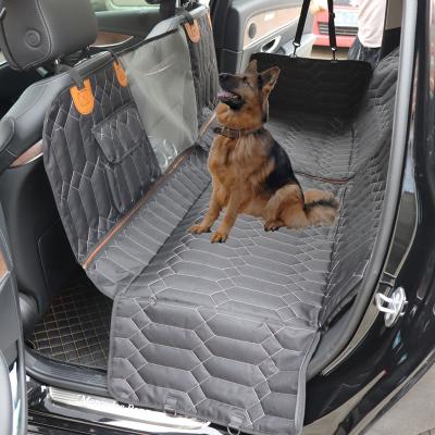 China Breathable 4 in 1 Dog Cat Car Seat Protector Folding Portable Travel Dog Car Seat Cover for sale