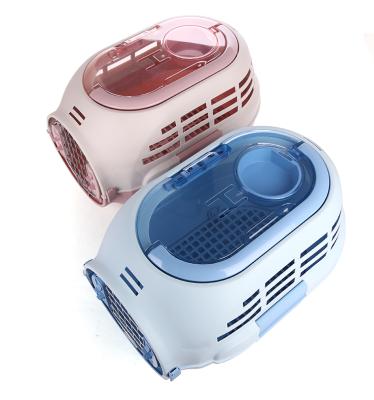 China New Design Breathable Pet Fence Pet Carrier Plastic Air Line Approved For Fly for sale