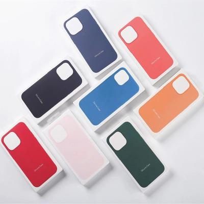 China Magsafing Shockproof Magnetic Wireless Charging Case for for Iphone 14 pro Max Liquid Silicone Cover Phone case 12 13 for sale