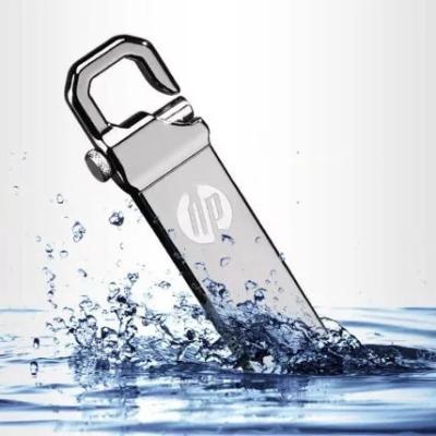 China Promotional Custom Flash Drive Original 3.0 Usb 2.0 Flash Drive 16GB 32GB 64GB 128GB Metal Pendrive On Memory U Key Chain Stick For HP for sale