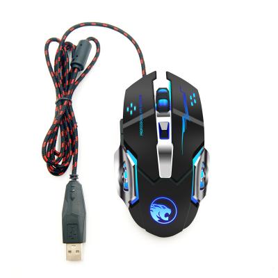 China 3D Optical Computer Mouse Ergonomic Chromatic Gaming Wired Mouse For PC Gamer for sale