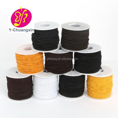 China China Factory China Factory Round High Tensile Colored Elastic Cord 1.8mm Polyester Customized for sale