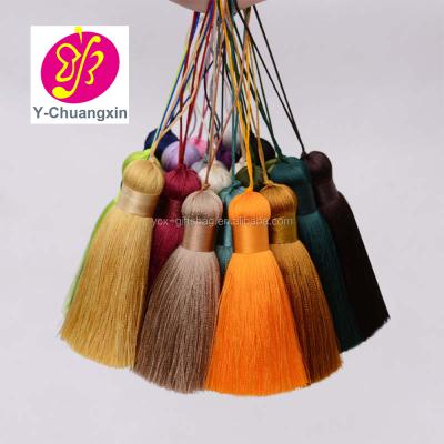 China Colorful Silk Tassels Decorative Accessories For Jewelry Rope Wholesale Silk Tassel Silk Thread For Tassels for sale