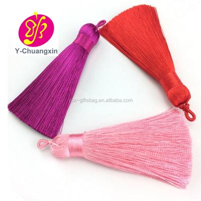 China Fashion Decorative Accessory Custom Cheap Silk Tassel Small For Bracelets for sale