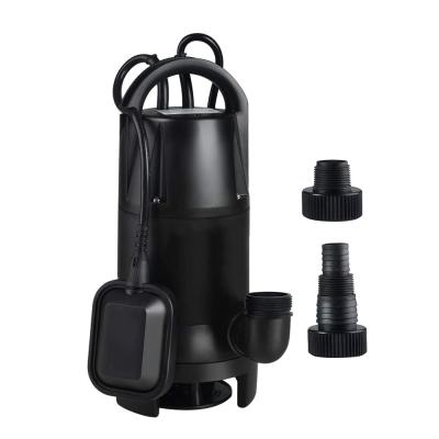 China Water Solutions Developing World 1 HP Clean and Dirty Plastic Body Pump Water Transfer Submersible Water Pump with Float Switch for sale