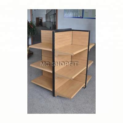 China High quality single sided mini metal gondola supermarket shelf for sale for sale