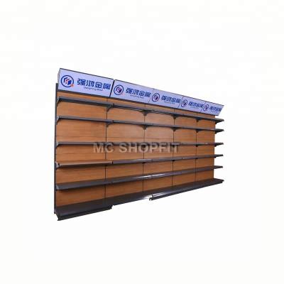 China double sided gondola shelf/supermarket shelf/supermarket display rack for sale