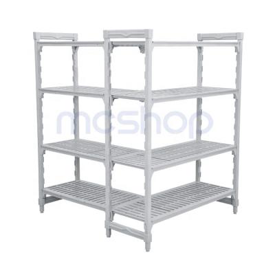 China New Design Eco-friendly MC Plastic+Steel Rust Resistance NSF Cold Storage Shelf Cold Room Shelving for sale