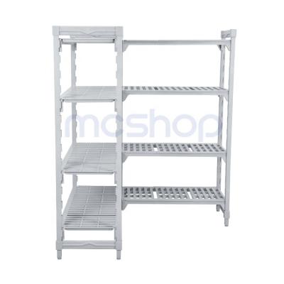 China High Quality Eco-friendly MC Cold Storage Warehouse Rack Heavy Duty Plastic With Steel Cold Storage Mult Level Shelving for sale