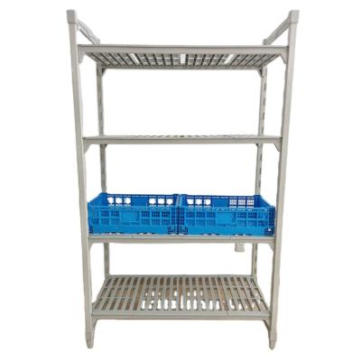 China MC Plastic+Steel Rust Resistance Eco-friendly Cold Storage Shelf For Each Layer Can Load 300Kgs for sale