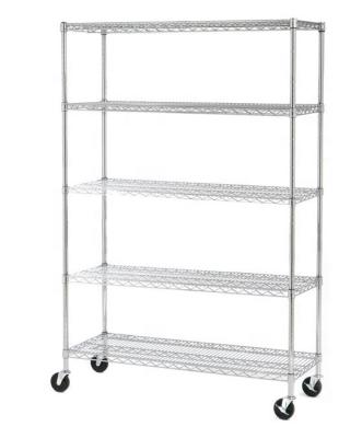 China Sustainable Metal Wire Rolling Shelving , Wire Mesh Shelving for sale