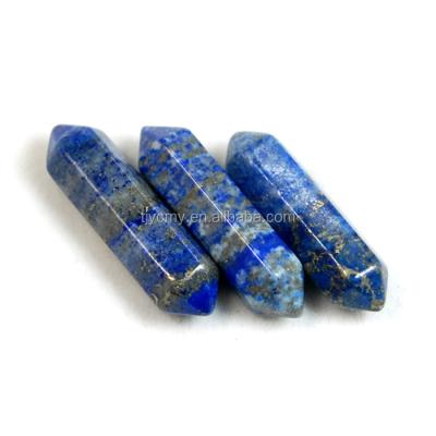 China No Blue Gemstone Beads Lapis Lazuli Double Headed Shape For Jewelry for sale