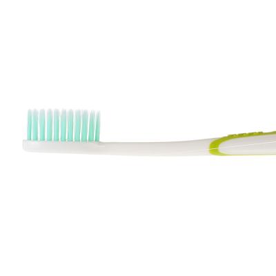 China OEM Environmental Friendly High Quality Soft Bristle Plastic Toothbrush With Rubber Handle Adult Toothbrush for sale