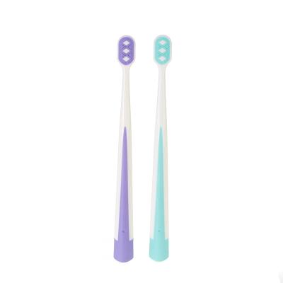 China Environmentally Friendly Ultra Soft Adult Toothbrush For Sensitive Gums, Teeth Deep Cleaning Home Toothbrush for sale