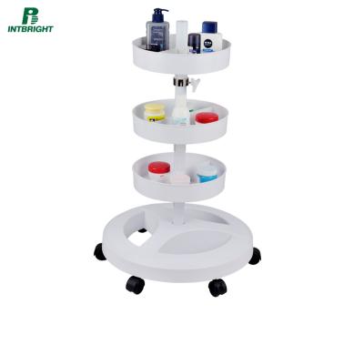 China Round Magnifying Beauty Salon Lamp Parts Floor Low Position With Tray For Working Eyelash Extension Wick Lamp Magnifying Lamp Accessories for sale