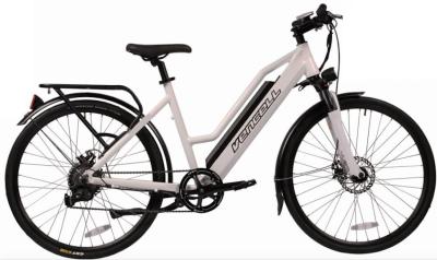 Cina 27.5 inch city electric bike alloy frame and suspension fork 7 speed in vendita