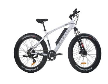 China Comfortable Electric Fat Tire Mountain Bike , Fat Tire Electric Bicycle With Bluetooth for sale