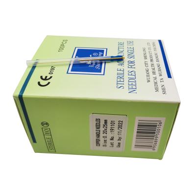 China High Quality Body CE Disposable Acupuncture Needles Shenlong Brand 100pcs/box Gold Acupuncture Needles. for sale