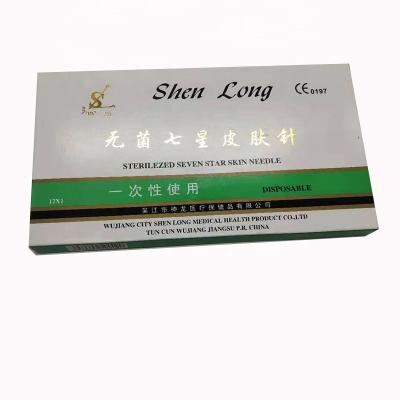 China Eco-friendly High Quality Seven Star Plum Blossom Peel Sterile Needles With Double Heads Health Products for sale