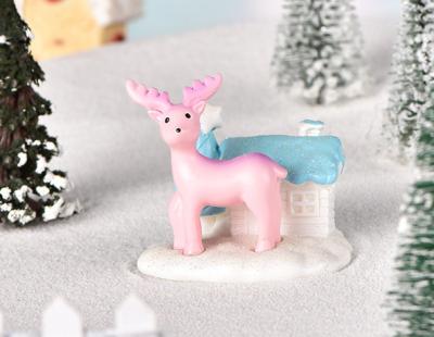 China Wholesale Crystal Christmas Ball Figure Small Collectable Toys Miniature Animal Figures From Europe for sale