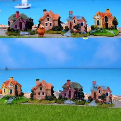 China European Children's Toys Animals Farm Garden Toy Set Fairy Dollhouse The Mini Figure The Thai Spirit House for sale