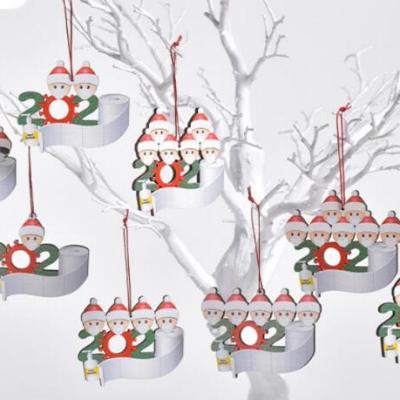 China 2020 New Arrivals Indoor Wooden Hanging Outdoor Wooden Sign Tree Merry Christmas Decorations for sale