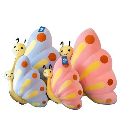 China Anti-pull Simulation Butterfly Cartoon Soft Cushion Pillow Large Plush Toys Girls Kids Bedroom Jewelry Gifts Lovely and Comfortable for sale