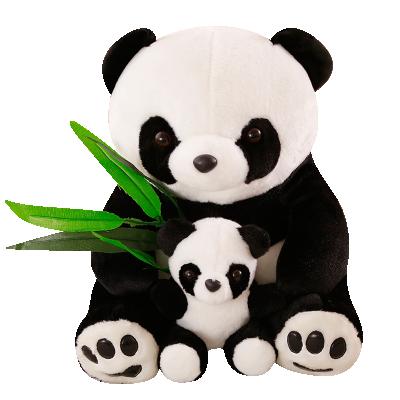 China Plush Panda Soft Toy Stuffed Plush White Black Bear for sale