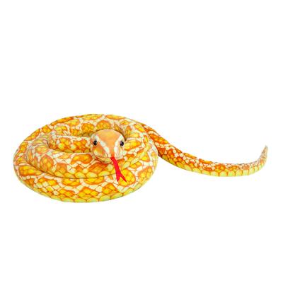 China Realistic Plush Toy Snake Stuffed Animal Giant Plush Toy Snake Boa Anaconda Plush Toys Green Thumbs Kids 118 for sale