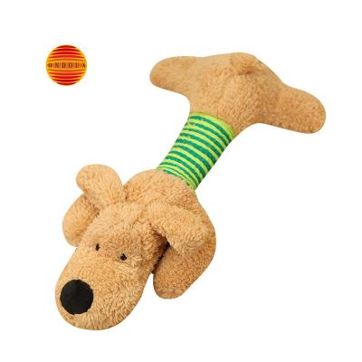 China Funny ONDOUX DOG PLUSH TOYS SUE TO CHEW SQUEAKY TOYS WITH FOLD, Interactive Chew and Durable Toys for Puppy for sale