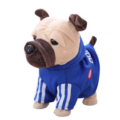 China Interactive Animated Walking Electronic Control Plush Toy Pet Dog Plush Sound Puppy - Bark, Sit, Walk (Dog) for sale