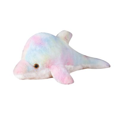 China Plush Light Up Dolphin Plush Night Light Colorful Glowing Soft LED Plush Toys Gift For Kids On Christmas for sale