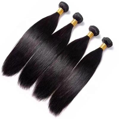 China 100% Unprocessed Black Natural Straight Natural Color Hair Weft Straight From Bottom Price for sale