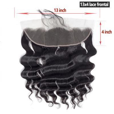 China One Dispenser Cuticle Aligned Hair Loose Deep Cuticle Aligned Closure Transparent Frontal Hair Scalp HD Swiss Lace Closure And Frontal Hair for sale