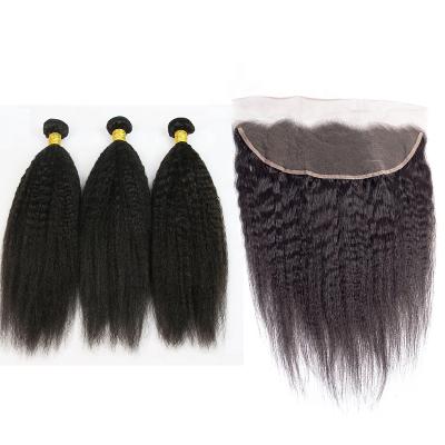 China Good Quality STRAIGHT CURLY Closure and Frontal Sellers Straight Swiss Lace Frontal Hair for sale