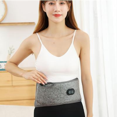 China Portable Massager Heating Pad For Back Pain Relief Heated Back Pad Lower Back Pain Relief Waist Heat Vibrating Belt for sale