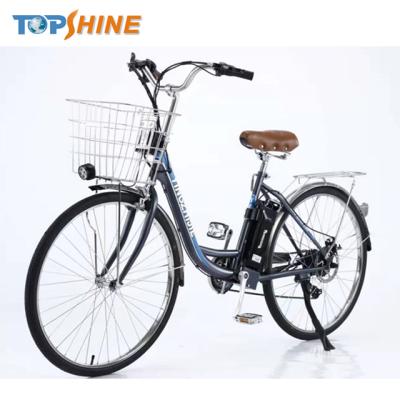 China Factory Aluminum Alloy Cheap 250W City Electric Bicycle Directly With 36V 10Ah Removable Battery for sale