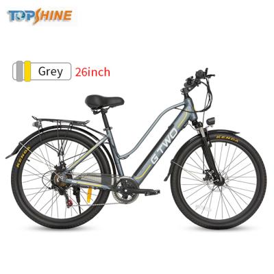 China Aluminum Alloy 24 Inch City Electric Bicycle With Built-in GPS Hi-Fi System LCD Display And Stereo Speaker for sale