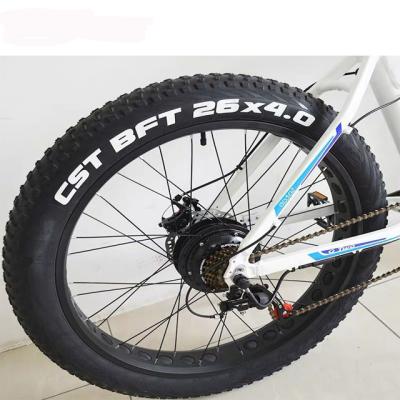 China Aluminum Alloy 750W Fat Tire Mountain E-Bike Built In GPS With Compass Detection for sale