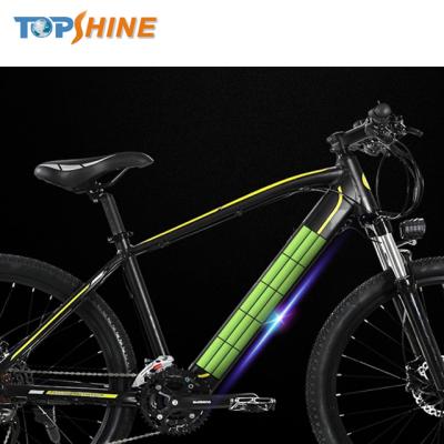 China Aluminum Alloy 350W 500W Motor Brushless Full Suspension Detachable Battery Electric Bicycle Mountain with GPS Music Odometer for sale